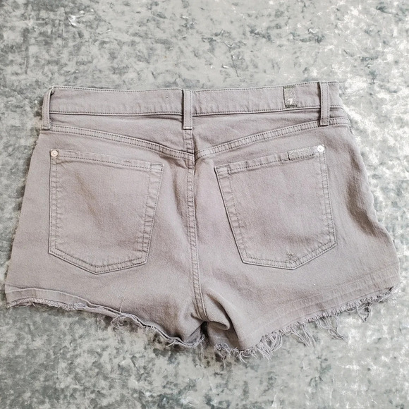 7 For All Mankind Denim Green Shorts - Picture 6 of 6